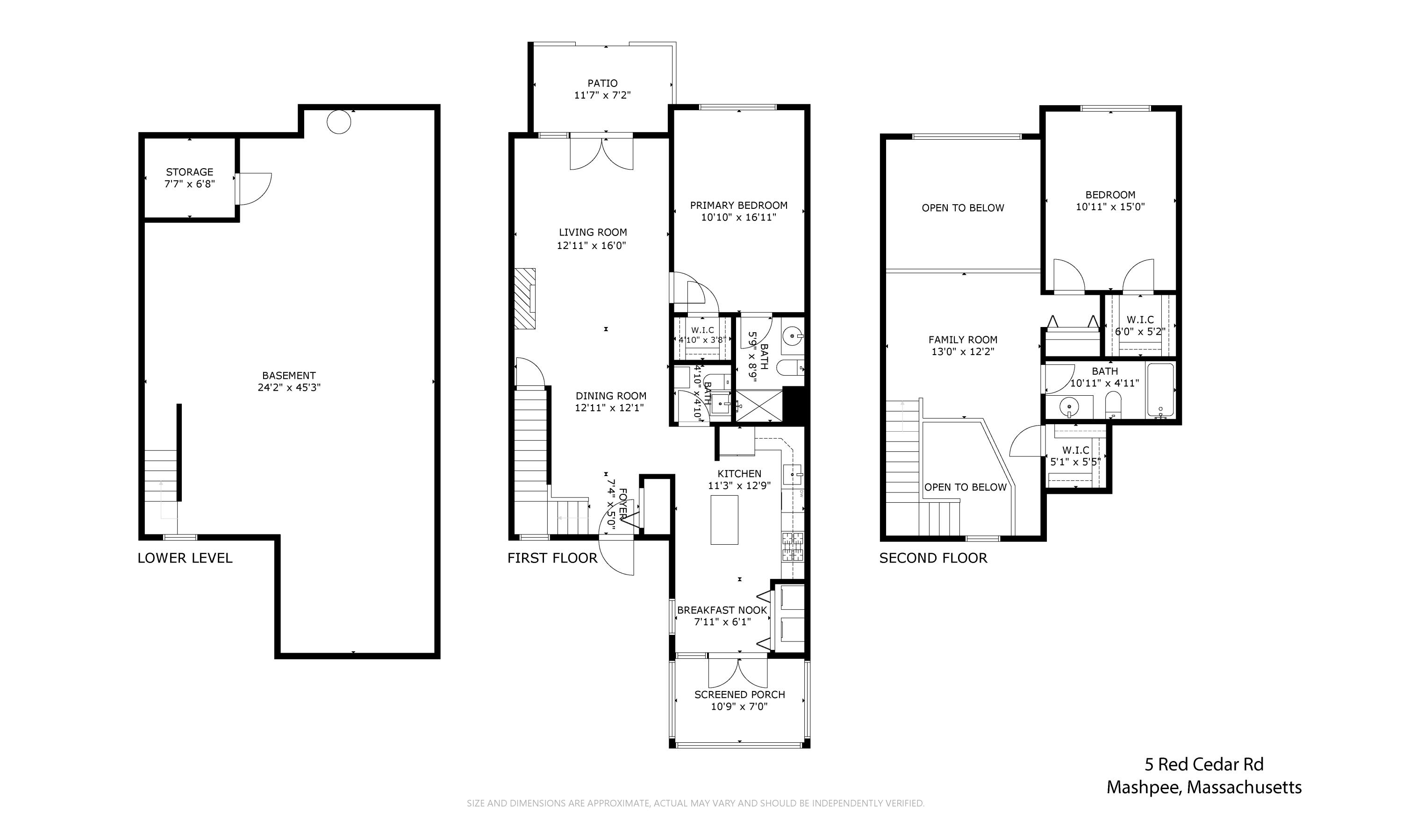 5 Red Cedar Road Mashpee, MA 02649 - Photo 26 of 26 Floor Plan
