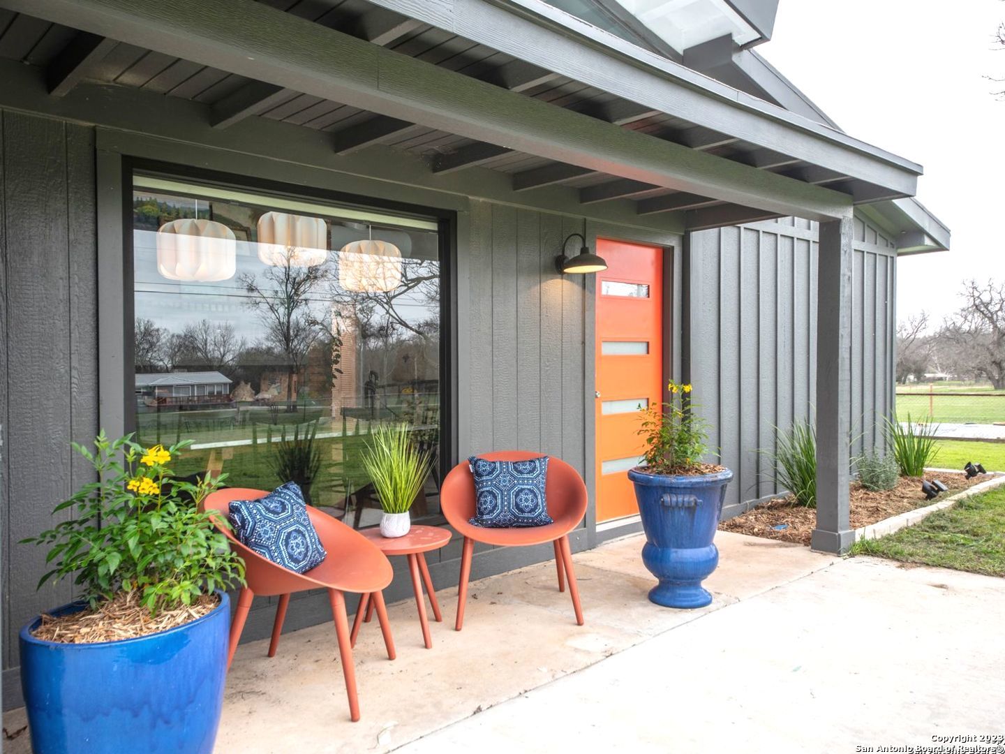 249 Signal Hl Road Seguin, TX 78155 - Photo 1 of 1 a view of a porch with furniture and garden