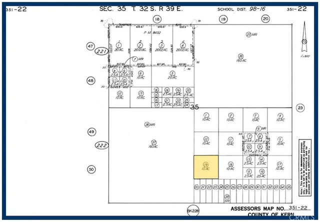 $6,000 | 10-ac Georgia Avenue, Edwards, CA 93523