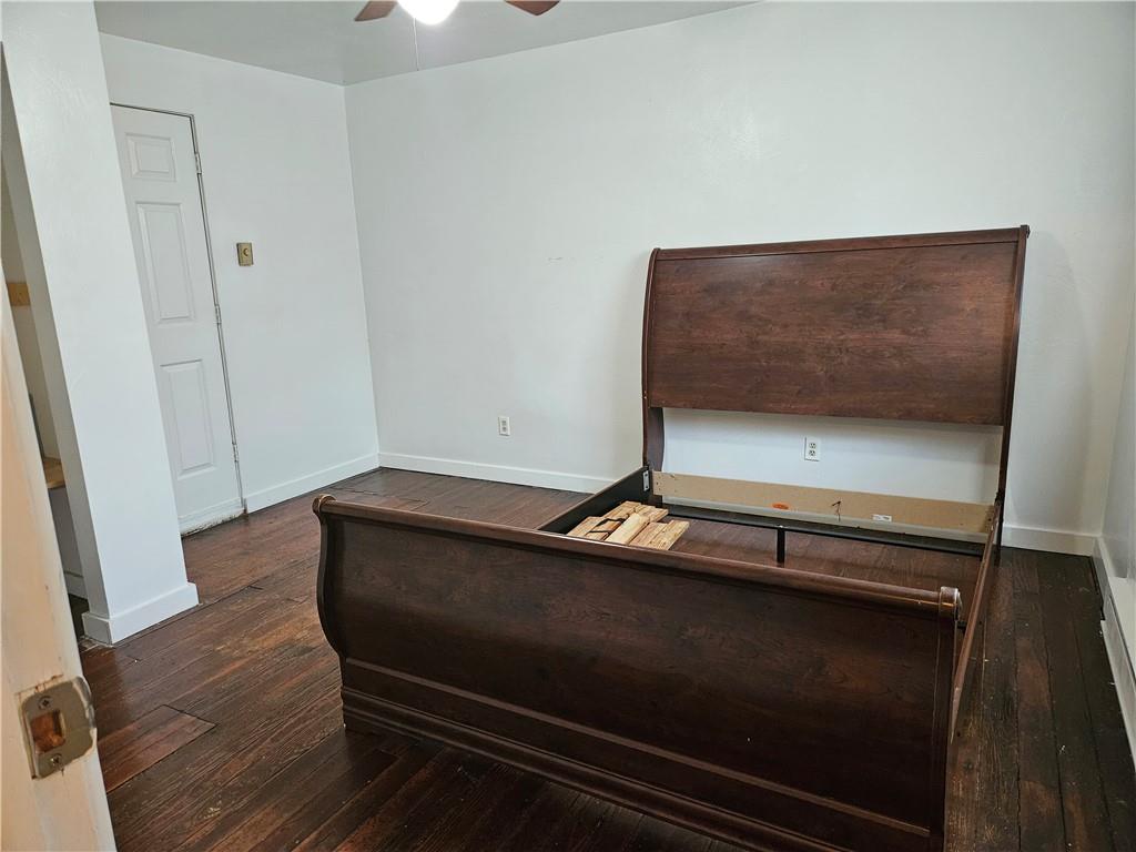 3008 Turk Street Claridge, PA 15623 - Photo 10 of 16 Upstairs primary Bedroom with door to backyard.