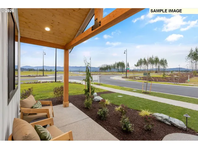 a view of an outdoor space and deck