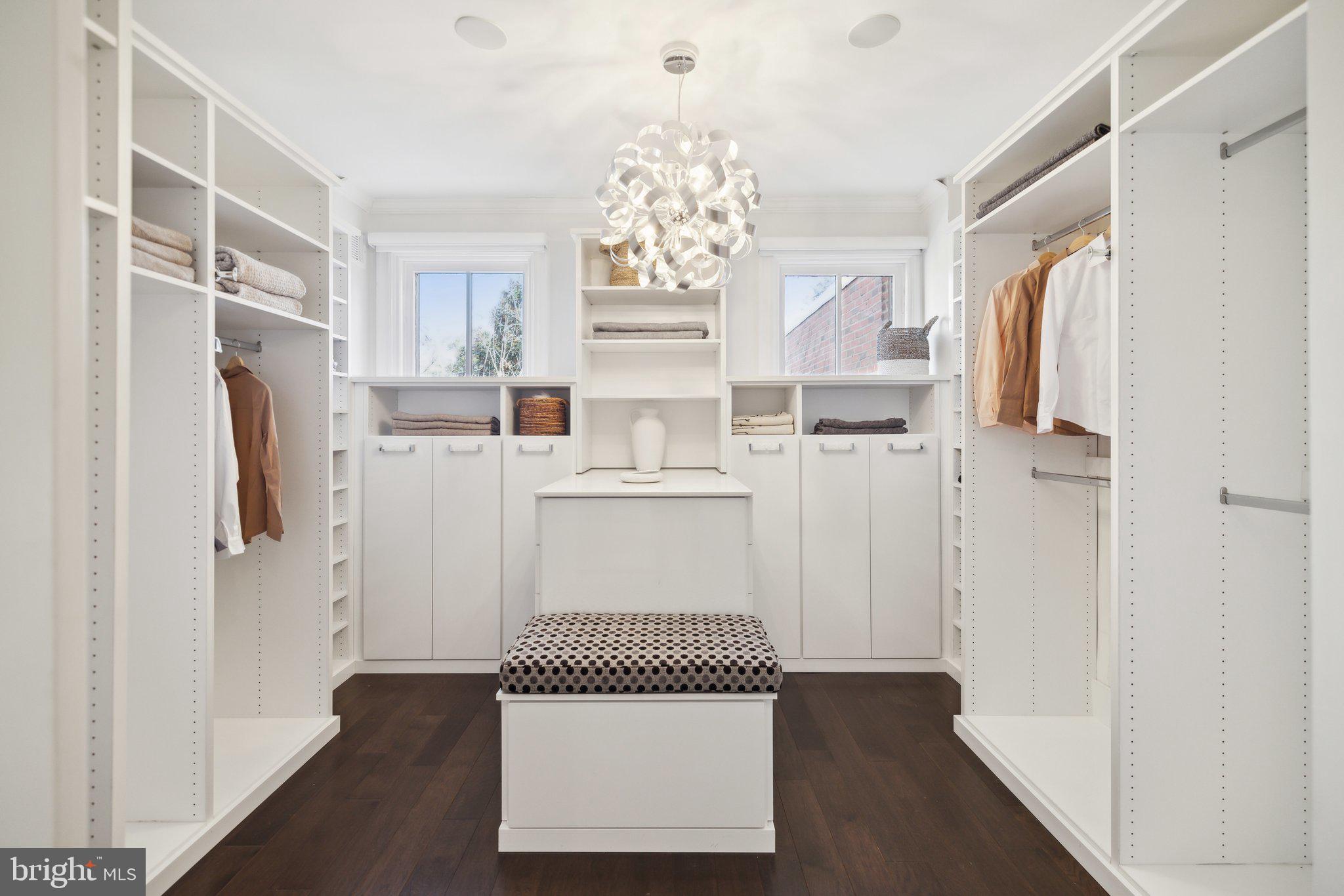 1527 31st Street Northwest Washington, DC 20007 - Photo 14 of 29 a view of kitchen with refrigerator cabinets and wooden floor