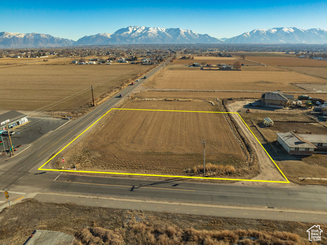 5500 South W Hooper, UT 84315 - Photo 13 of 17 Aerial view with a mountain view and a rural view