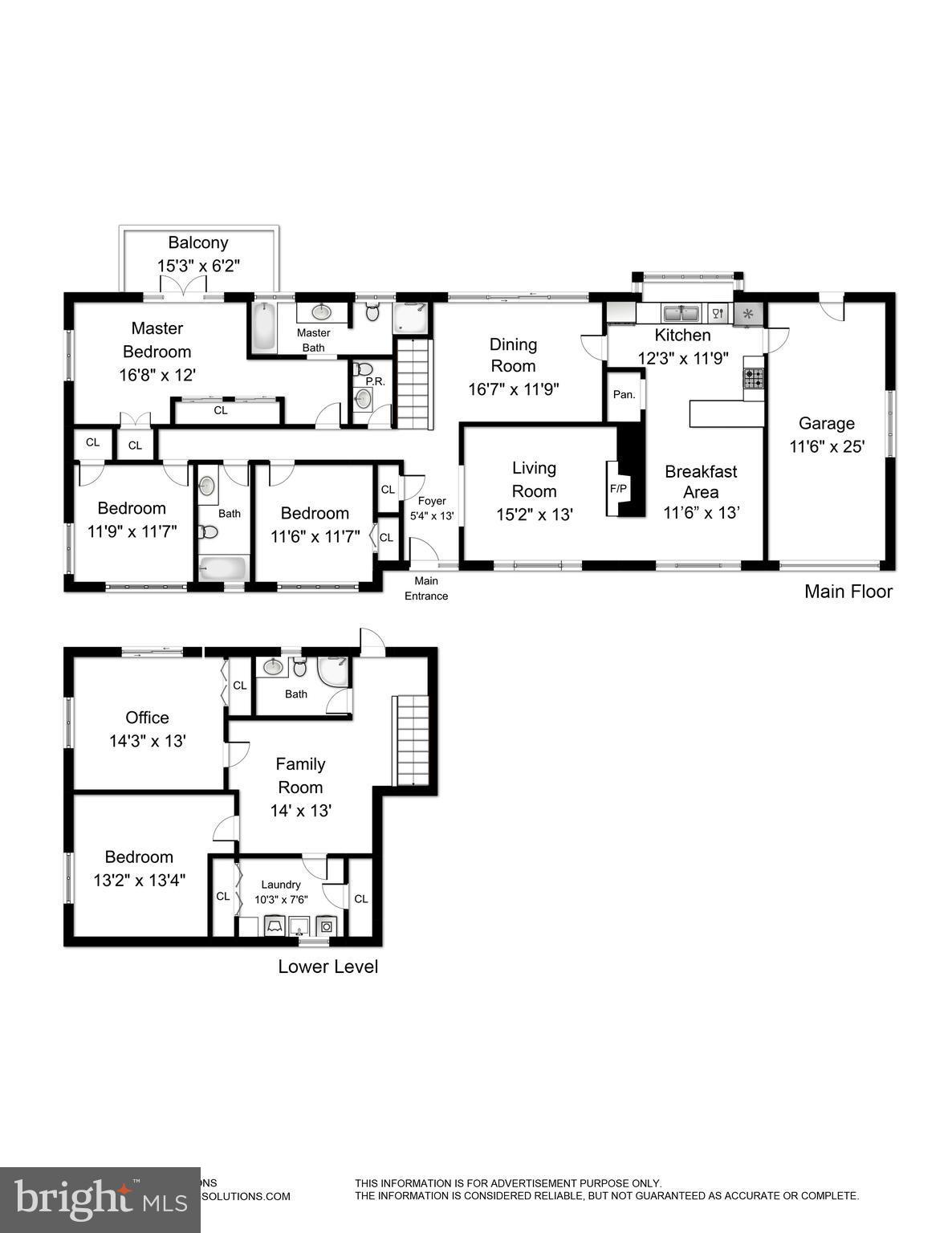 3314 Midfield Road Baltimore, MD 21208 - Photo 30 of 30 Floor Plan