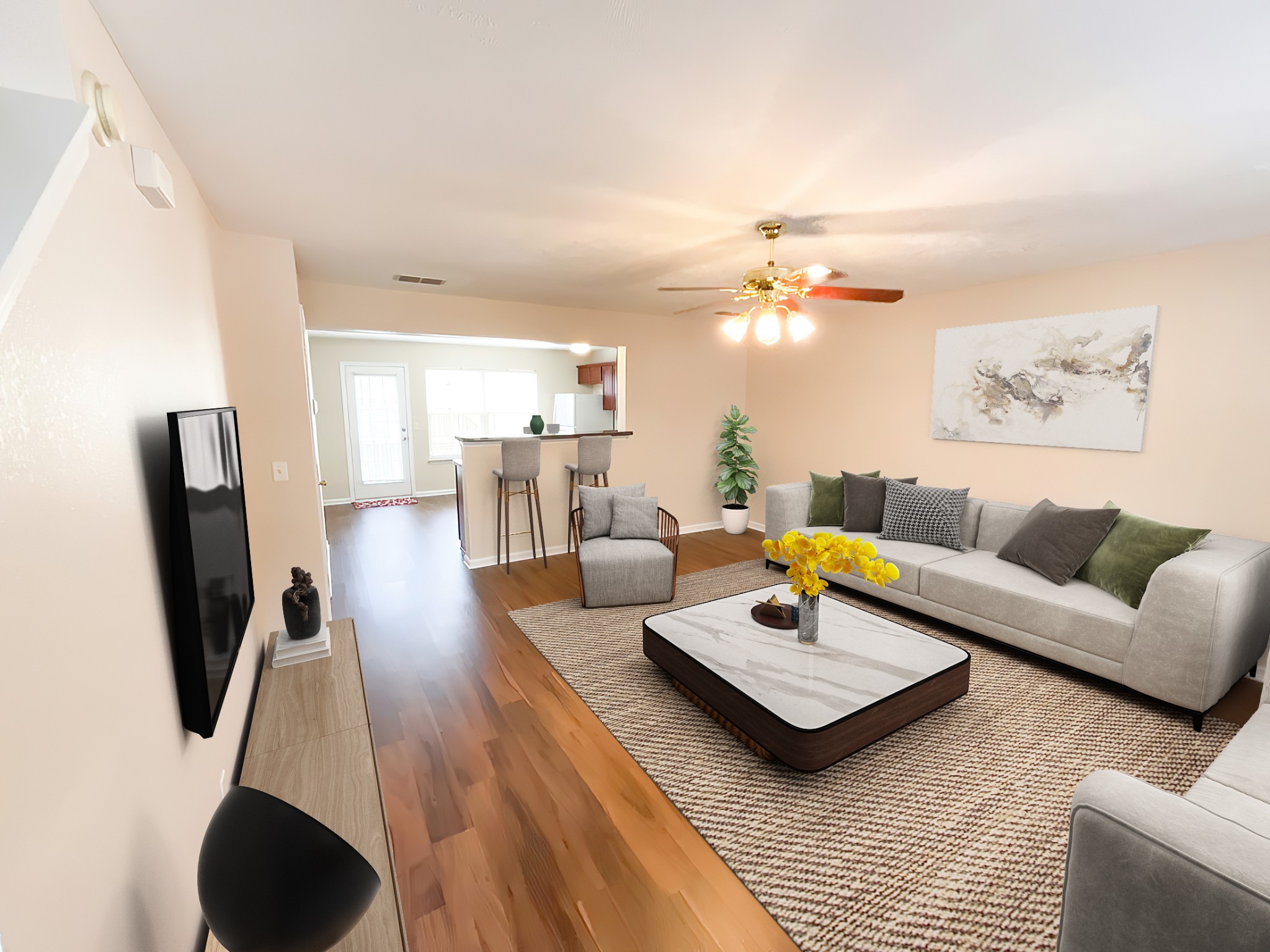 304 Shoshone Place Murfreesboro, TN 37128 - Photo 2 of 29 a living room with furniture and a rug