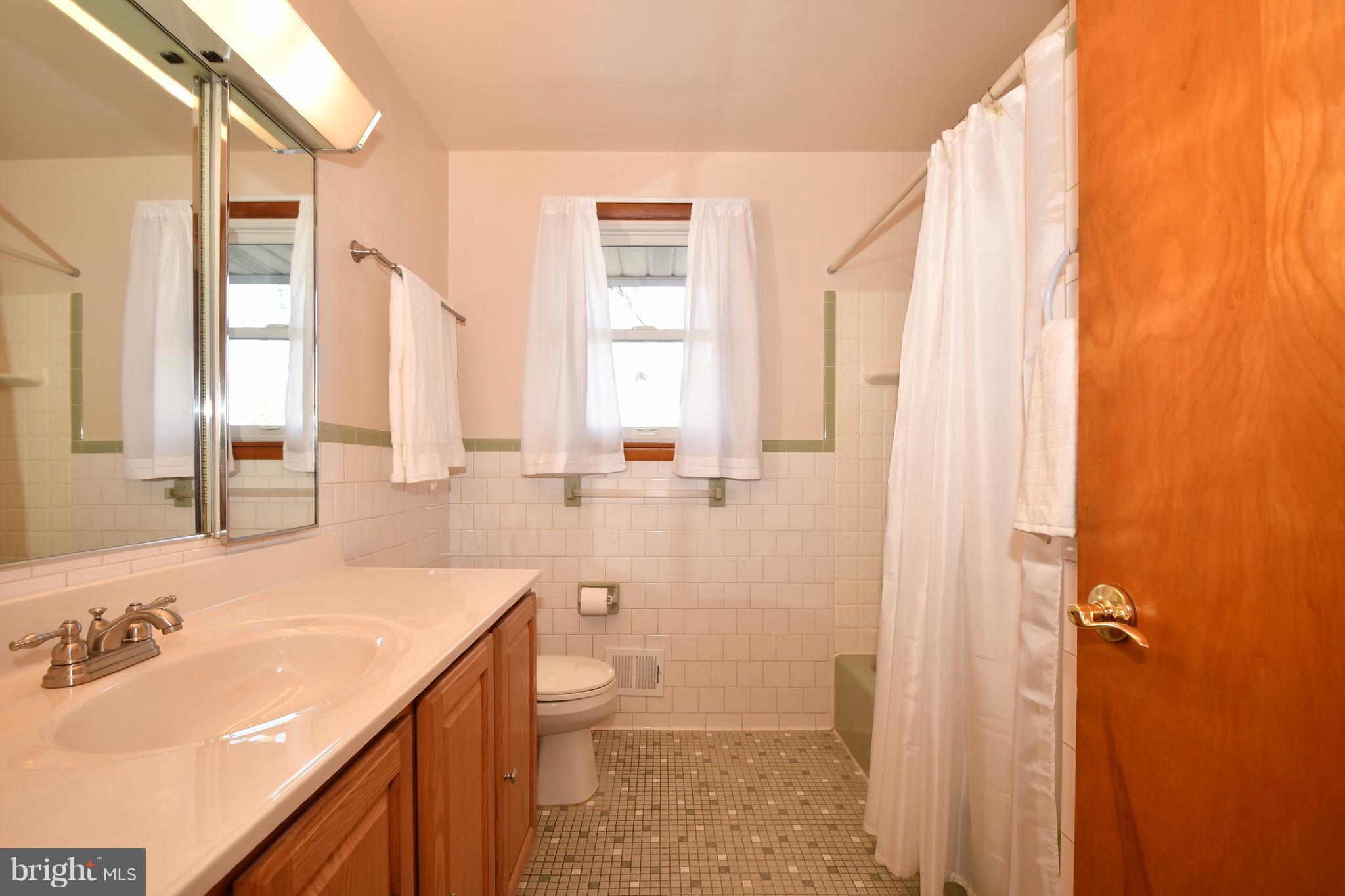 4314 Camellia Road Baltimore, MD 21236 - Photo 14 of 30 a bathroom with a sink a toilet and a mirror