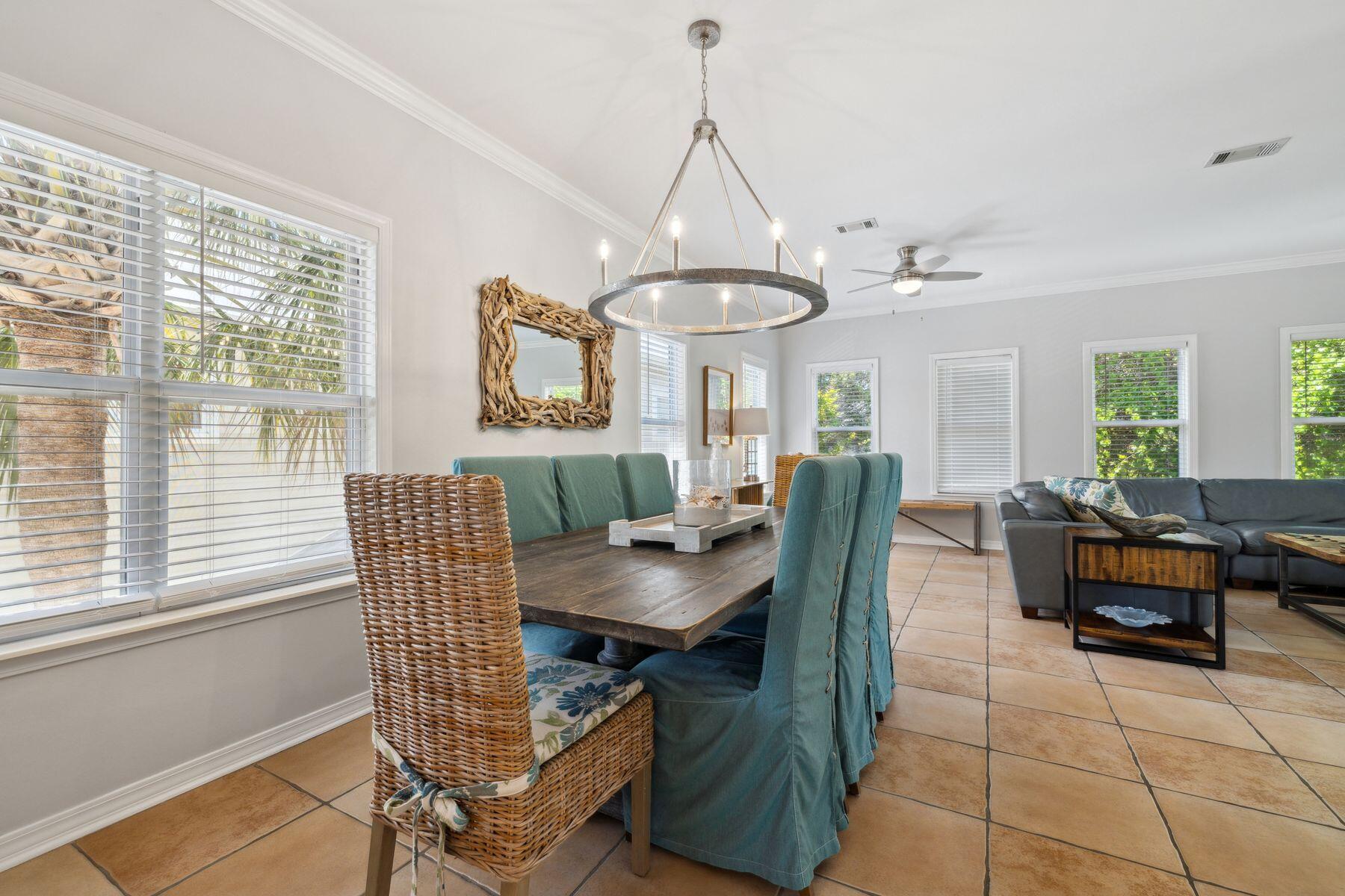 104 Emerald Dunes Circle Santa Rosa Beach, FL 32459 - Photo 19 of 53 a view of a dining room with furniture