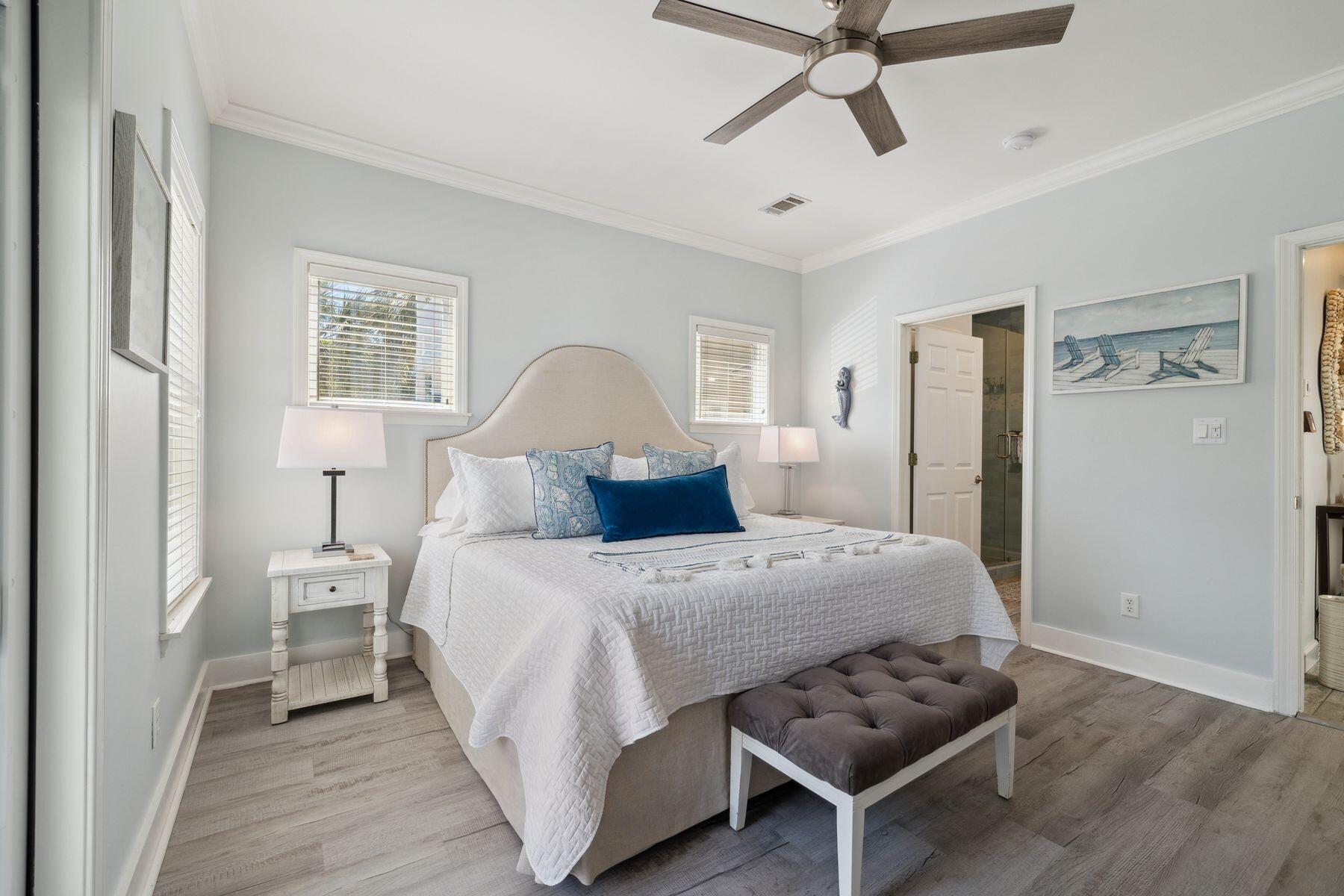 104 Emerald Dunes Circle Santa Rosa Beach, FL 32459 - Photo 22 of 53 a bedroom with a bed and window