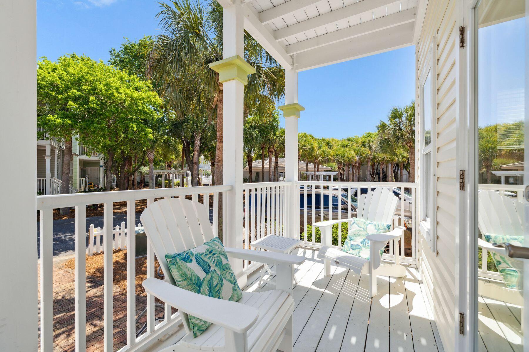 104 Emerald Dunes Circle Santa Rosa Beach, FL 32459 - Photo 25 of 53 a view of balcony with wooden floor and fence