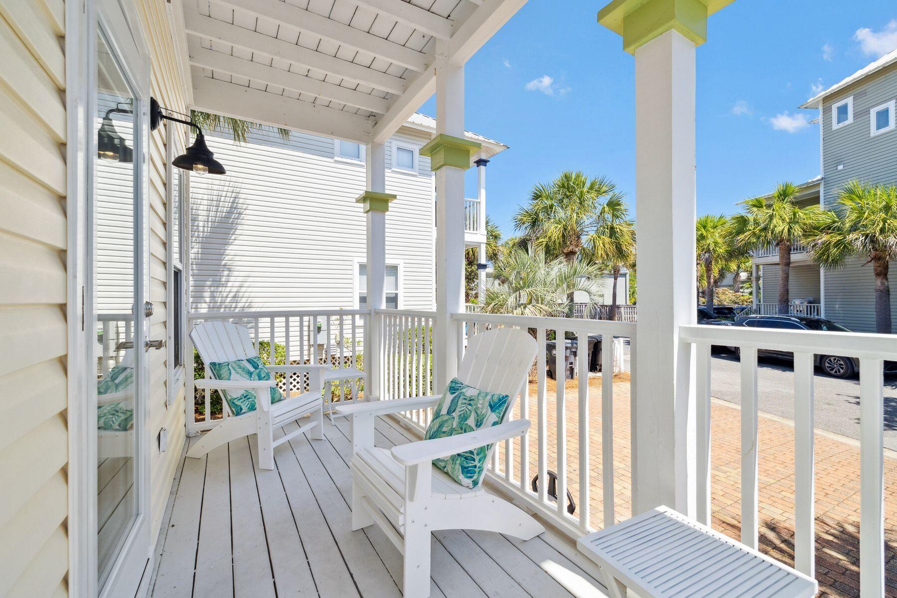 104 Emerald Dunes Circle Santa Rosa Beach, FL 32459 - Photo 26 of 53 a view of balcony with furniture