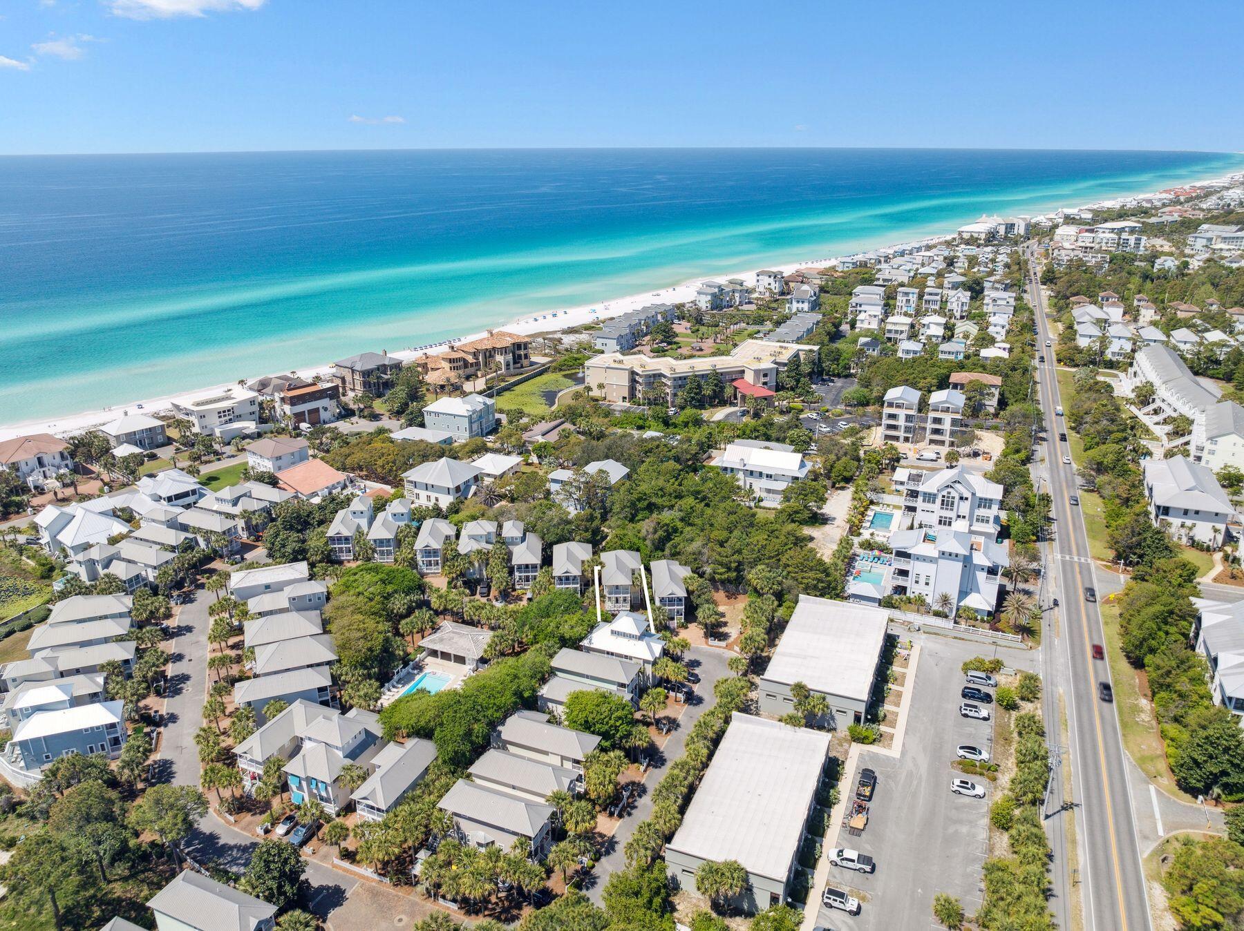 104 Emerald Dunes Circle Santa Rosa Beach, FL 32459 - Photo 42 of 53 an aerial view of a city with ocean view