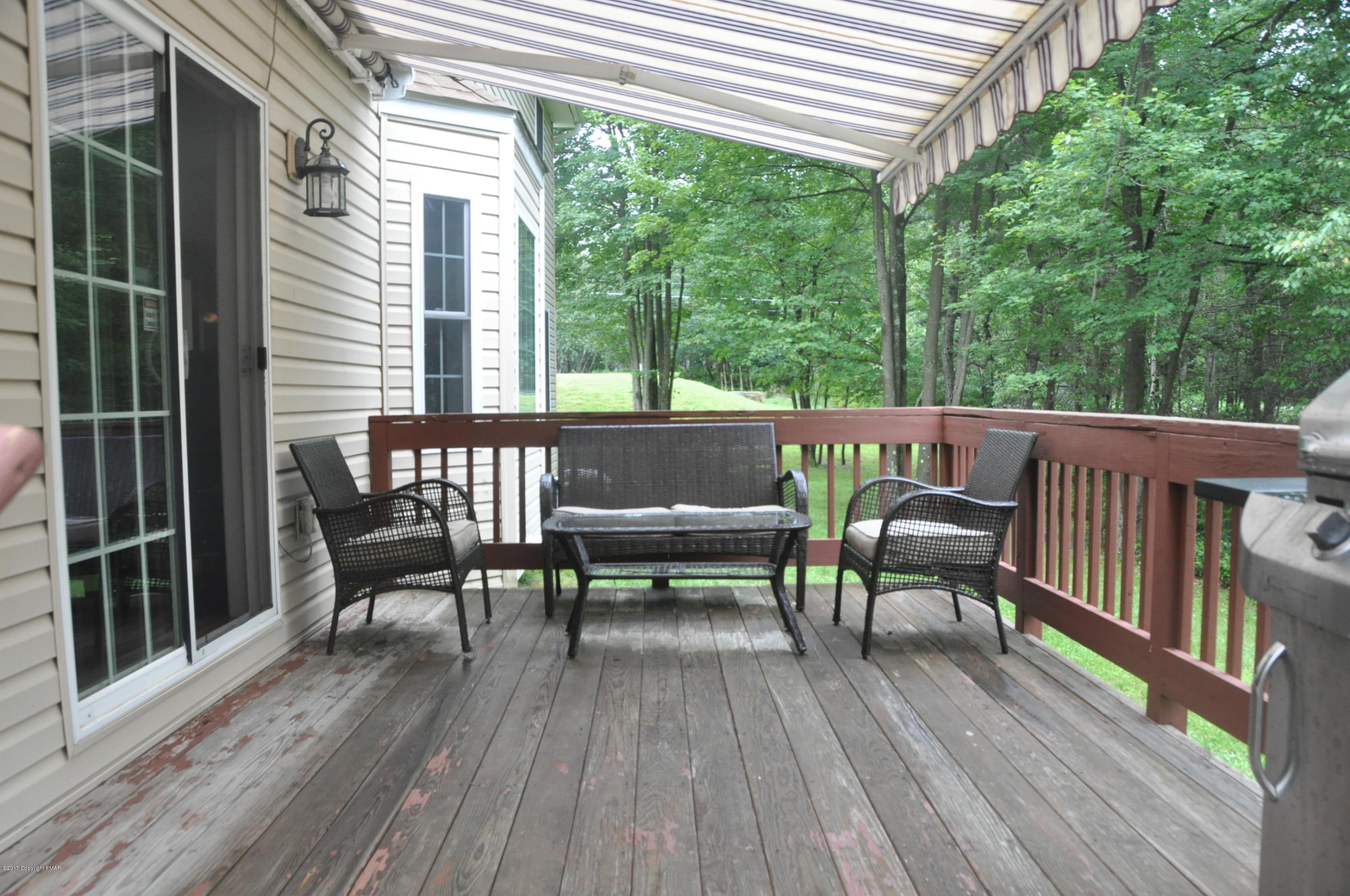 167 Sawmill Road Long Pond, PA 18334 - Photo 32 of 38 a view of outdoor sitting area with furniture and wooden floor