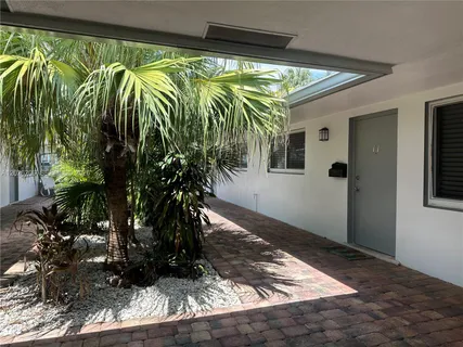 a view of a garden