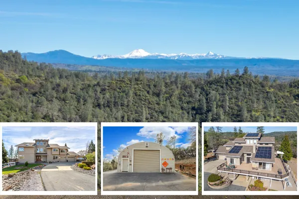 a view of city and a mountain view