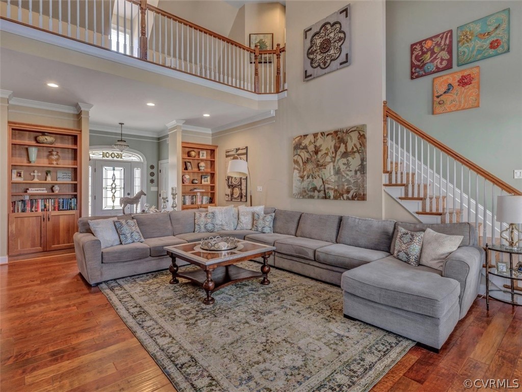 16001 Alsdell Road Midlothian, VA 23112 - Photo 11 of 44 a living room with furniture and a rug
