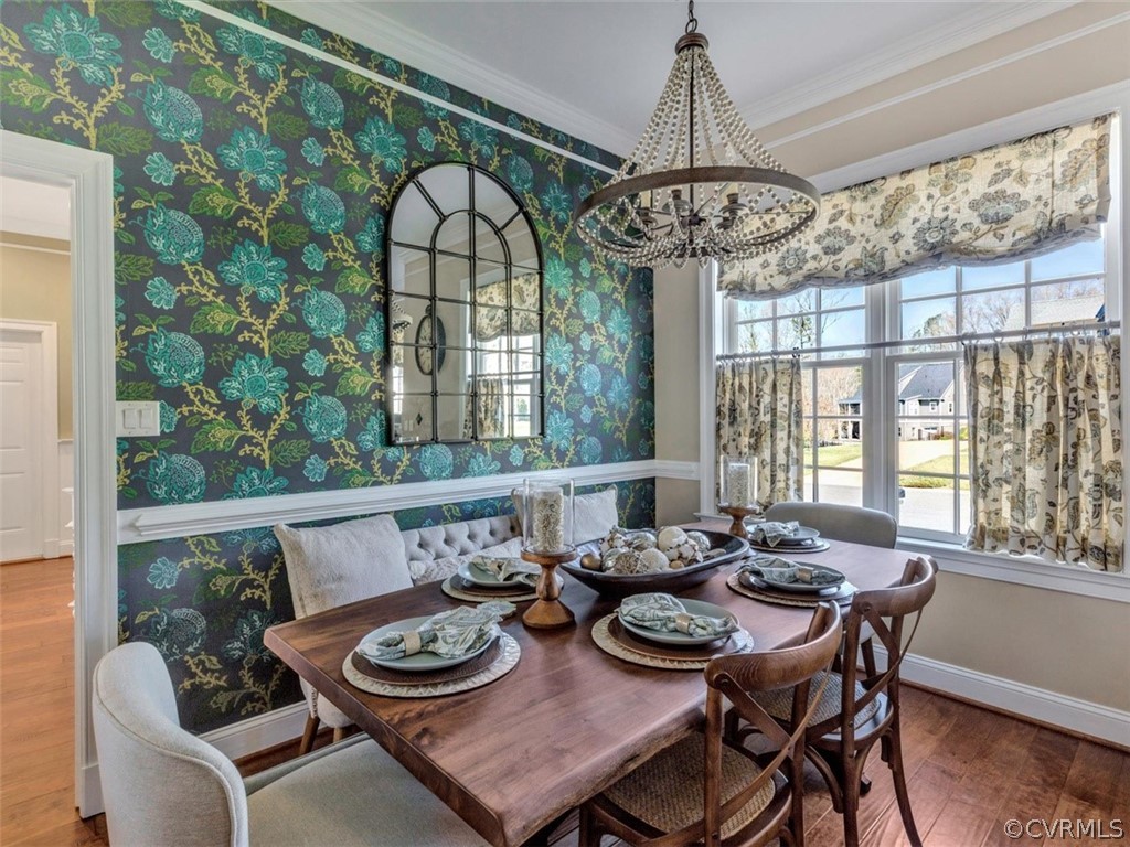16001 Alsdell Road Midlothian, VA 23112 - Photo 20 of 44 a view of a dining room with furniture window and outside view