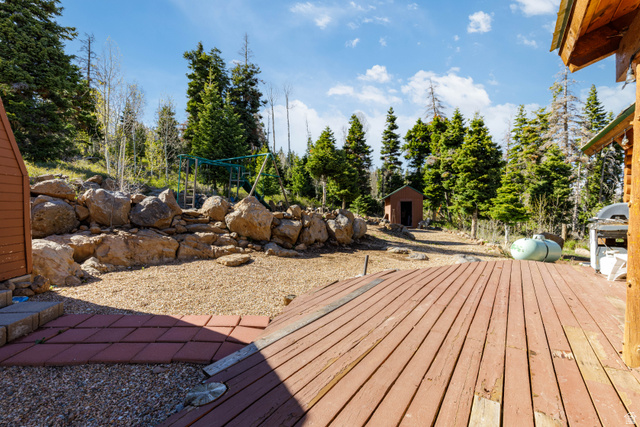 706 Tranquility Drive Springdale, UT 84767 - Photo 24 of 55 Leveled Deck Space: Plenty of room for outdoor furniture and enjoying the peaceful surroundings.