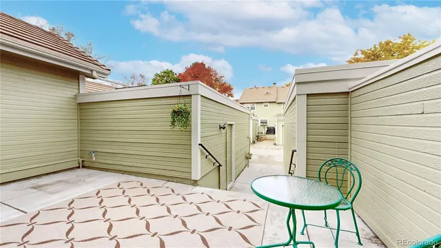 a backyard of a house