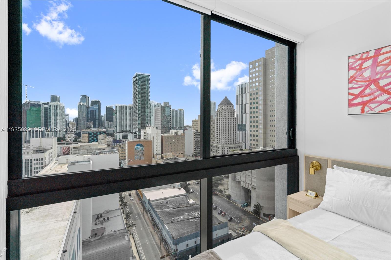225 North Miami Avenue, Unit 2012 Miami, FL 33128 - Photo 37 of 39 a view of a city from a window