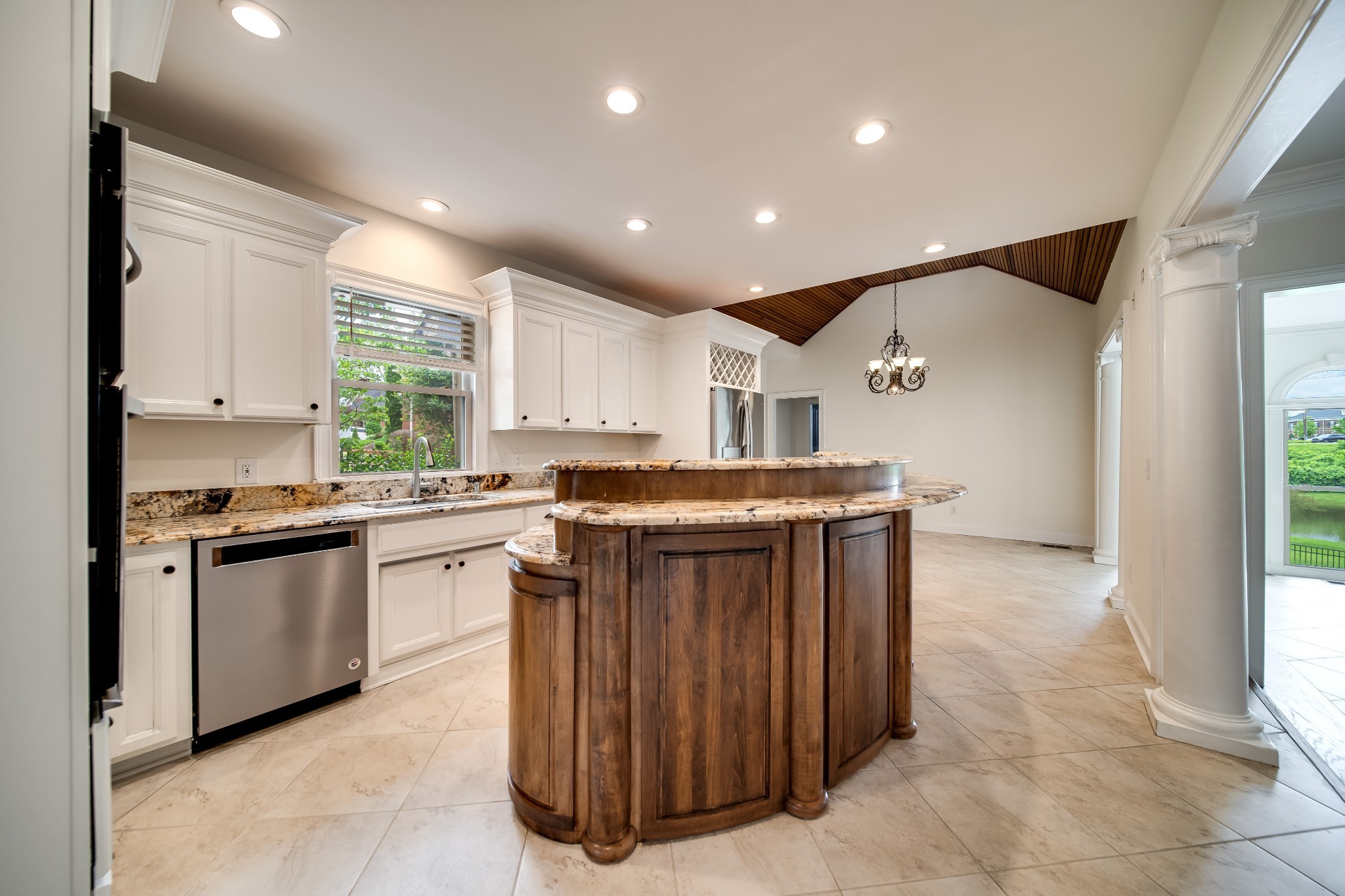 116 Foxcross Road Hendersonville, TN 37075 - Photo 57 of 57 a kitchen with stainless steel appliances granite countertop a stove a sink and a refrigerator