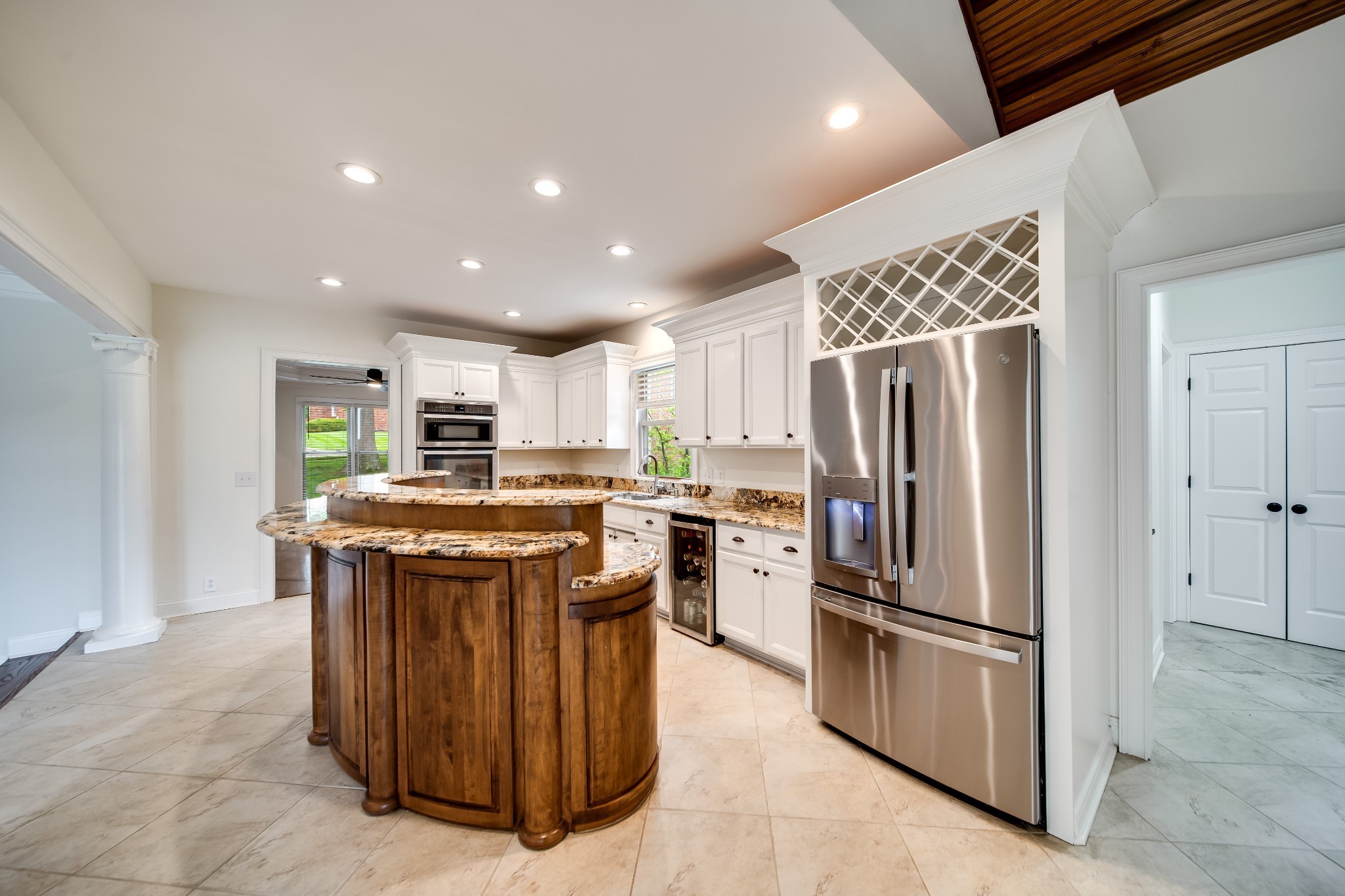 116 Foxcross Road Hendersonville, TN 37075 - Photo 12 of 57 a kitchen with stainless steel appliances granite countertop a refrigerator a stove a sink and a refrigerator