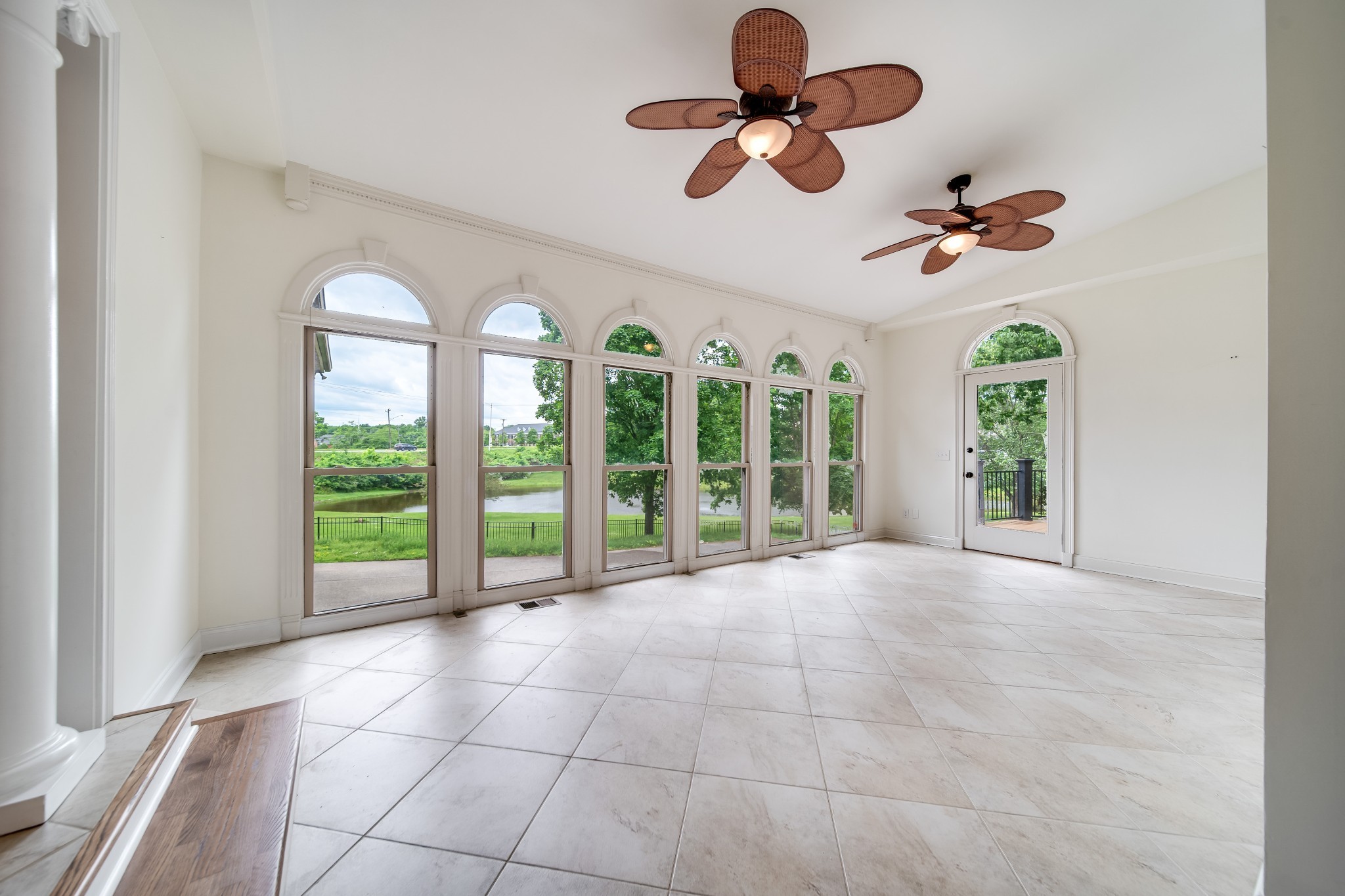 116 Foxcross Road Hendersonville, TN 37075 - Photo 22 of 57 a view of an empty room with windows and fan