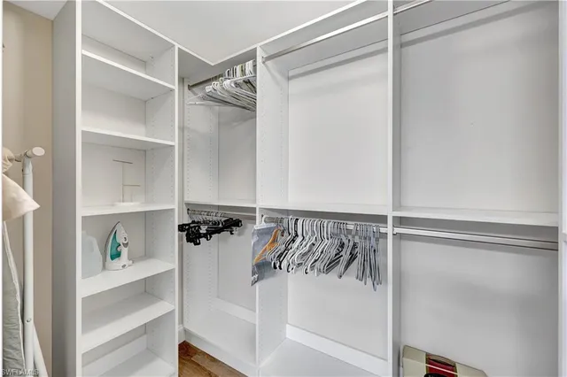 a walk in closet