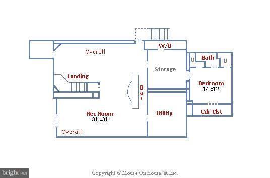 2114 Wiltonwood Road Stevenson, MD 21153 - Photo 28 of 28 Floor Plan Lower Level