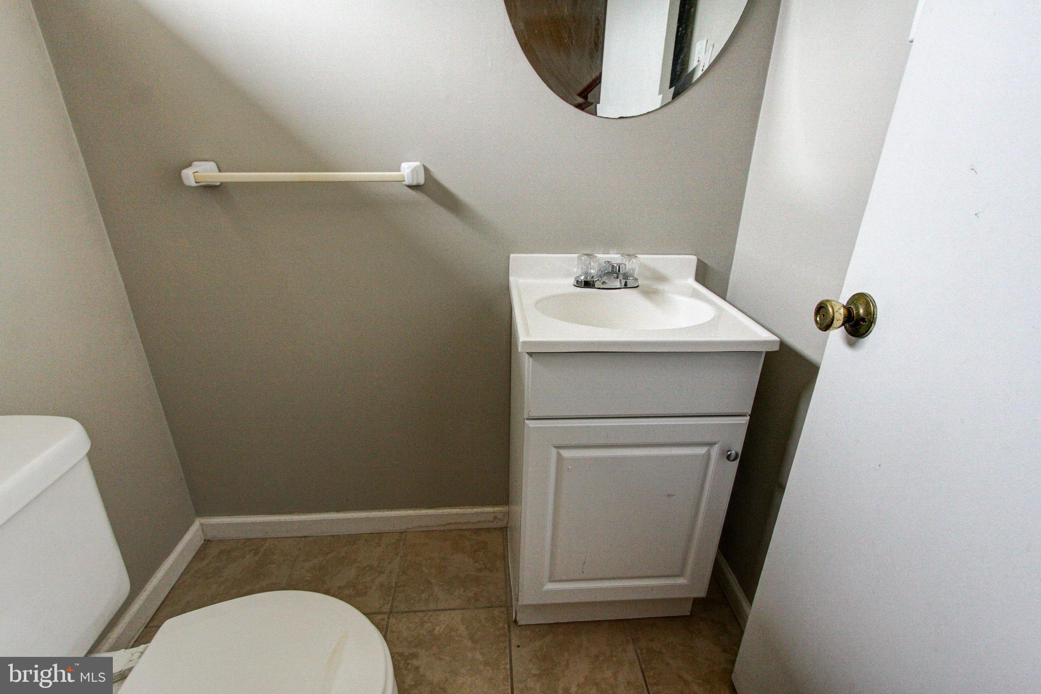 main floor half bath