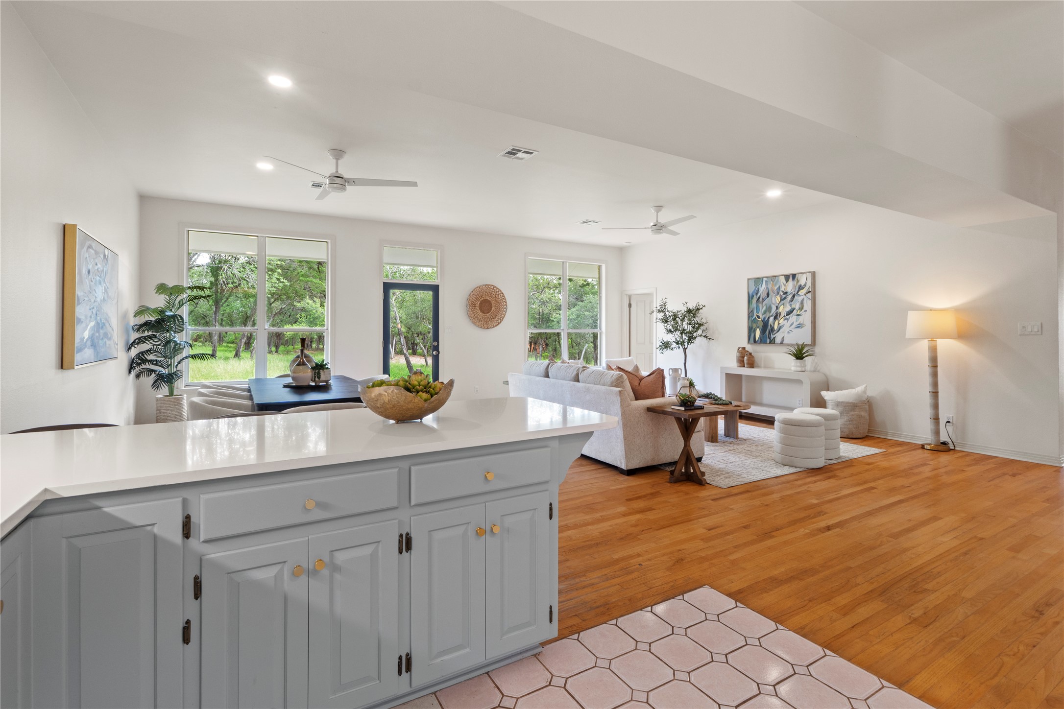 1700 Patterson Road Austin, TX 78733 - Photo 11 of 36 View from Kitchen to Great Room