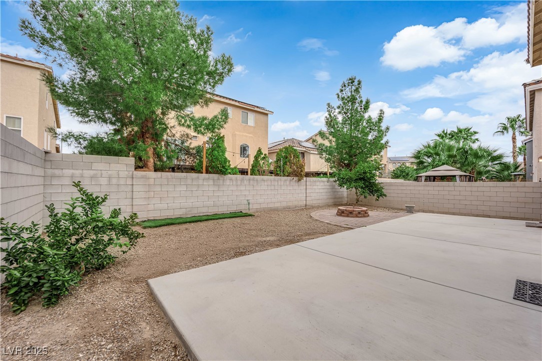 1142 Sax Fifth Avenue Henderson, NV 89052 - Photo 43 of 44 Generous backyard space with room to customize—perfect for outdoor seating, gardening, or future landscaping.