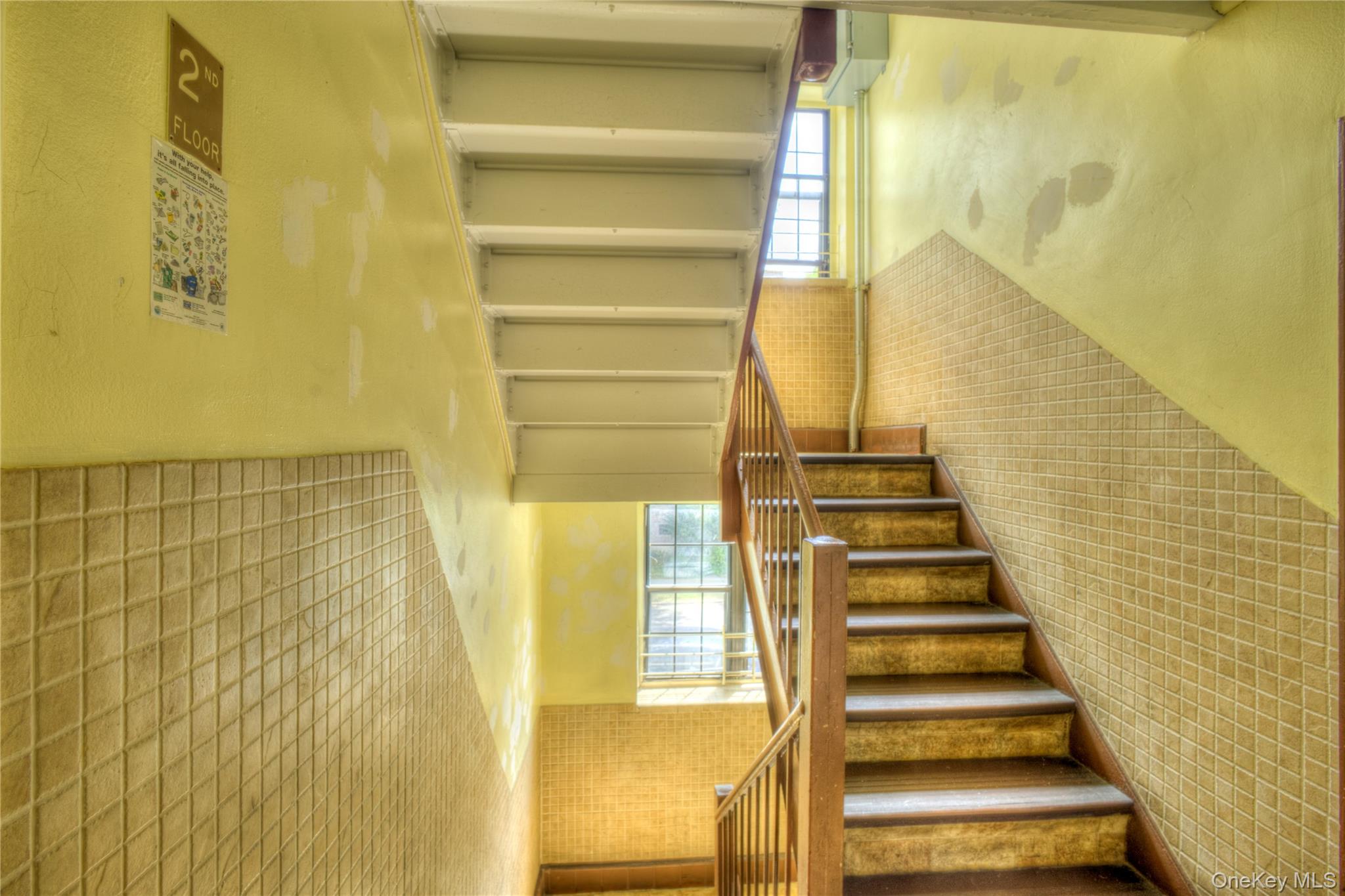 14401 78th Road, Unit 2B Queens, NY 11367 - Photo 19 of 29 Stairway with plenty of natural light