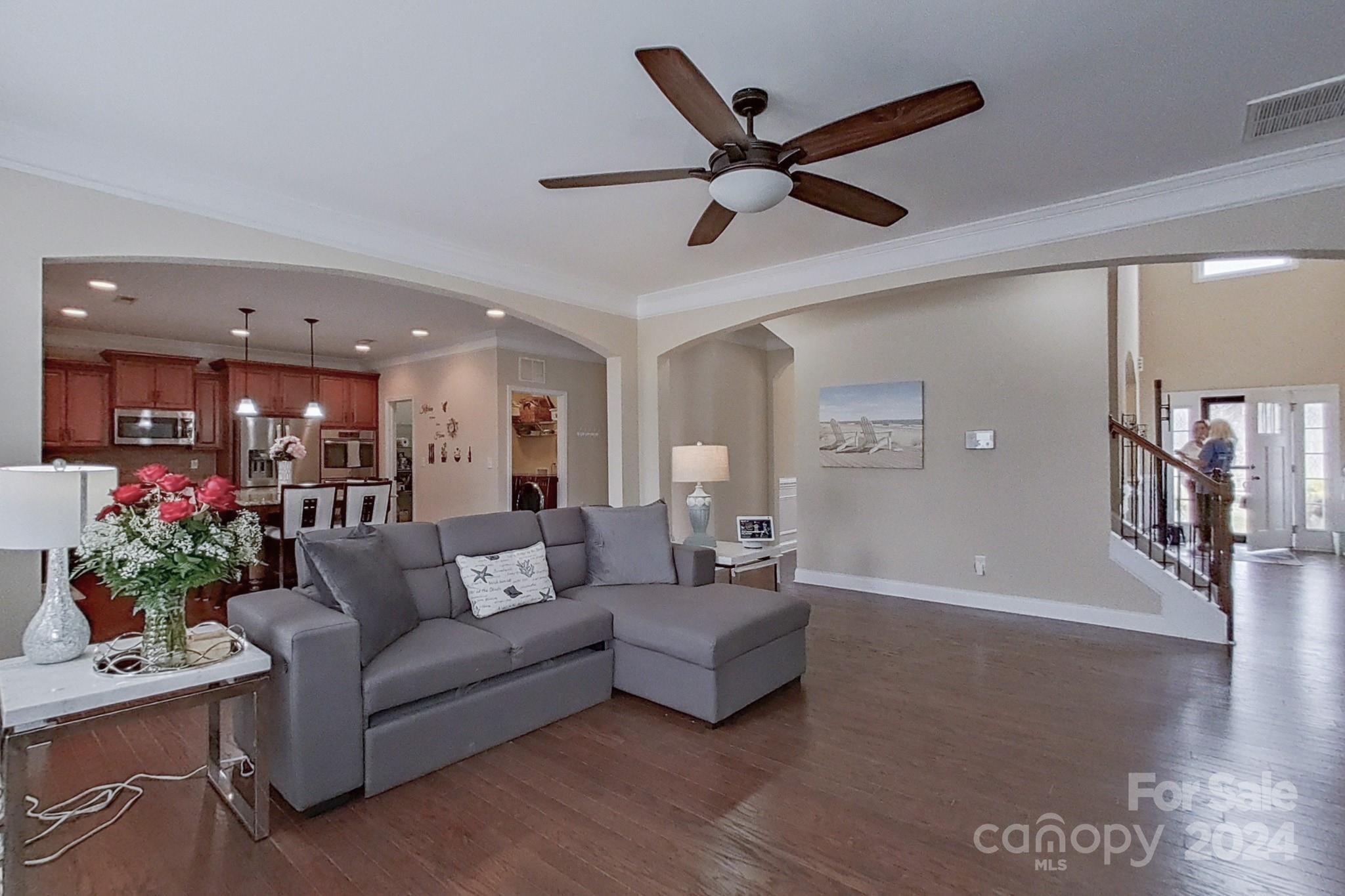 79007 Ridgehaven Road Lancaster, SC 29720 - Photo 12 of 48 a living room with furniture and a view of kitchen