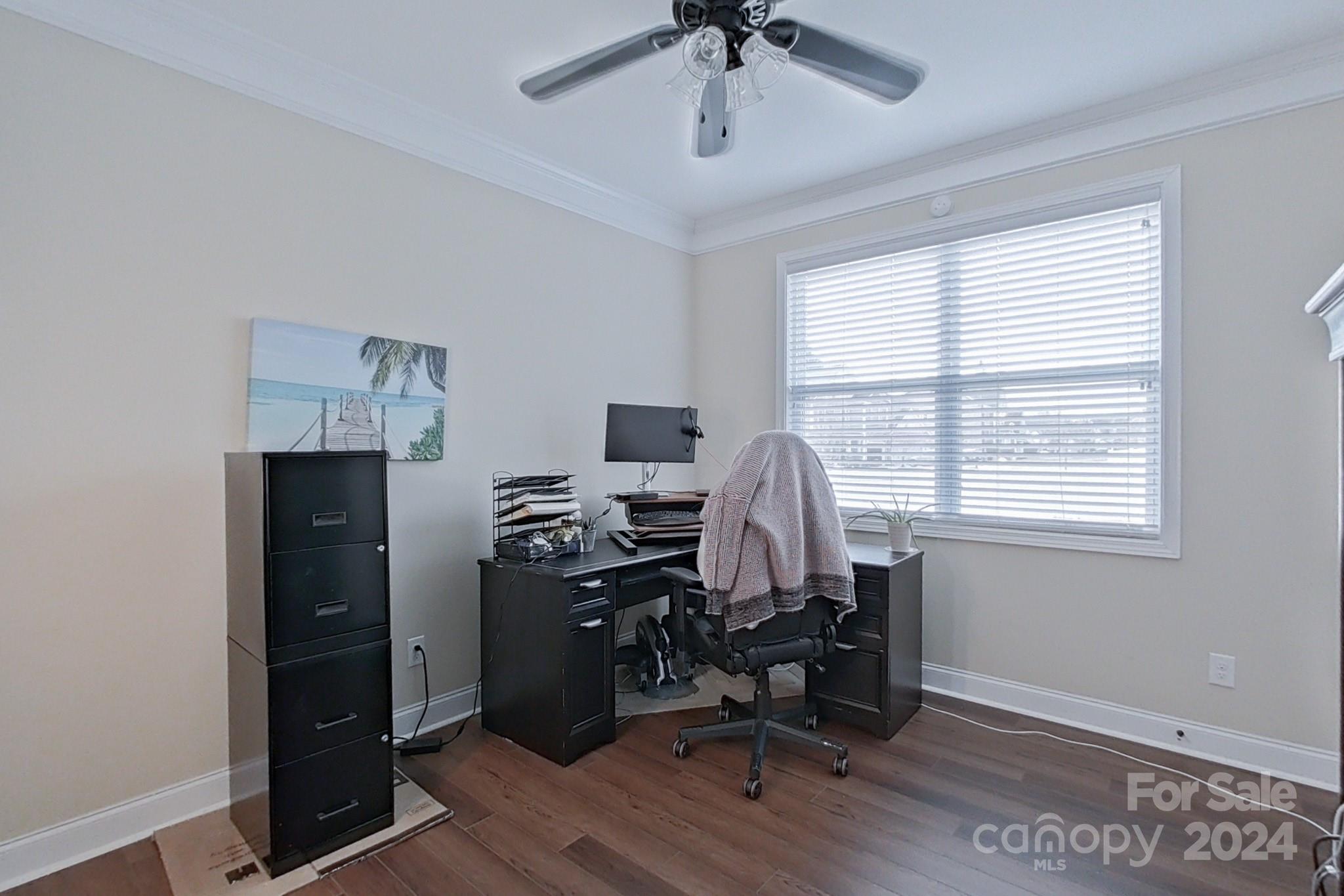 79007 Ridgehaven Road Lancaster, SC 29720 - Photo 20 of 48 a view of a workspace with furniture and a window