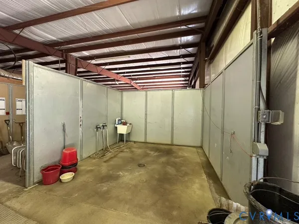 a room with storage and utility