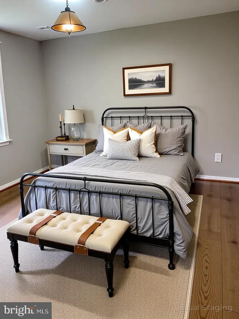 12713 Foxtrot Road Bealeton, VA 22712 - Photo 5 of 19 a bedroom with a bed and a couch