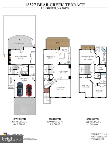 $875,000 | 18527 Bear Creek Terrace, Leesburg, VA 20176