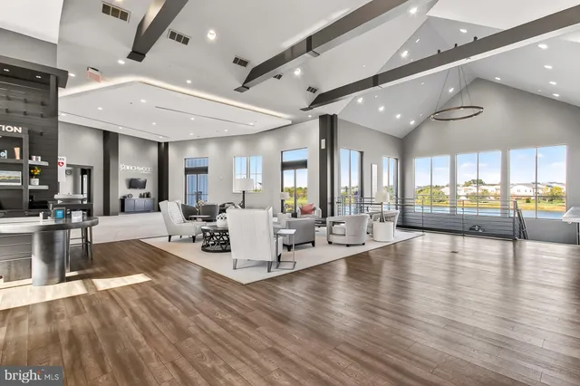 a view of building with lake view and mountain view