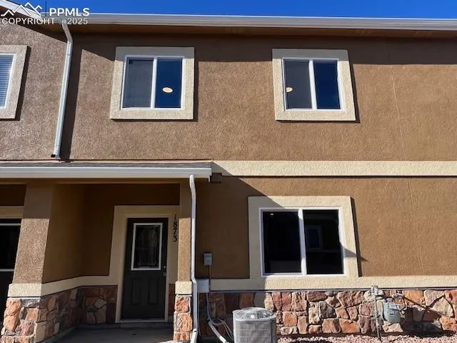 a view of front door