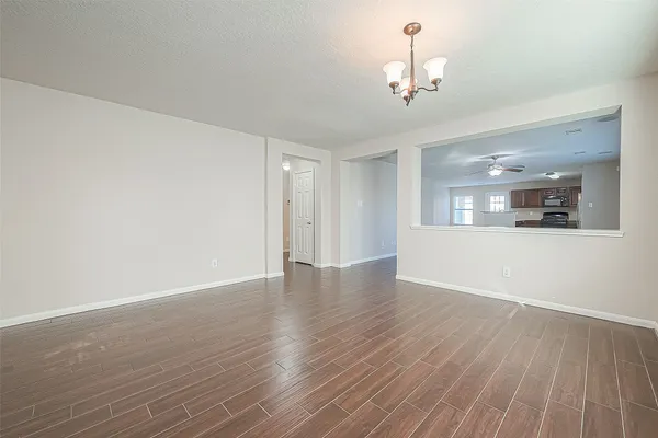 wooden floor in an empty room