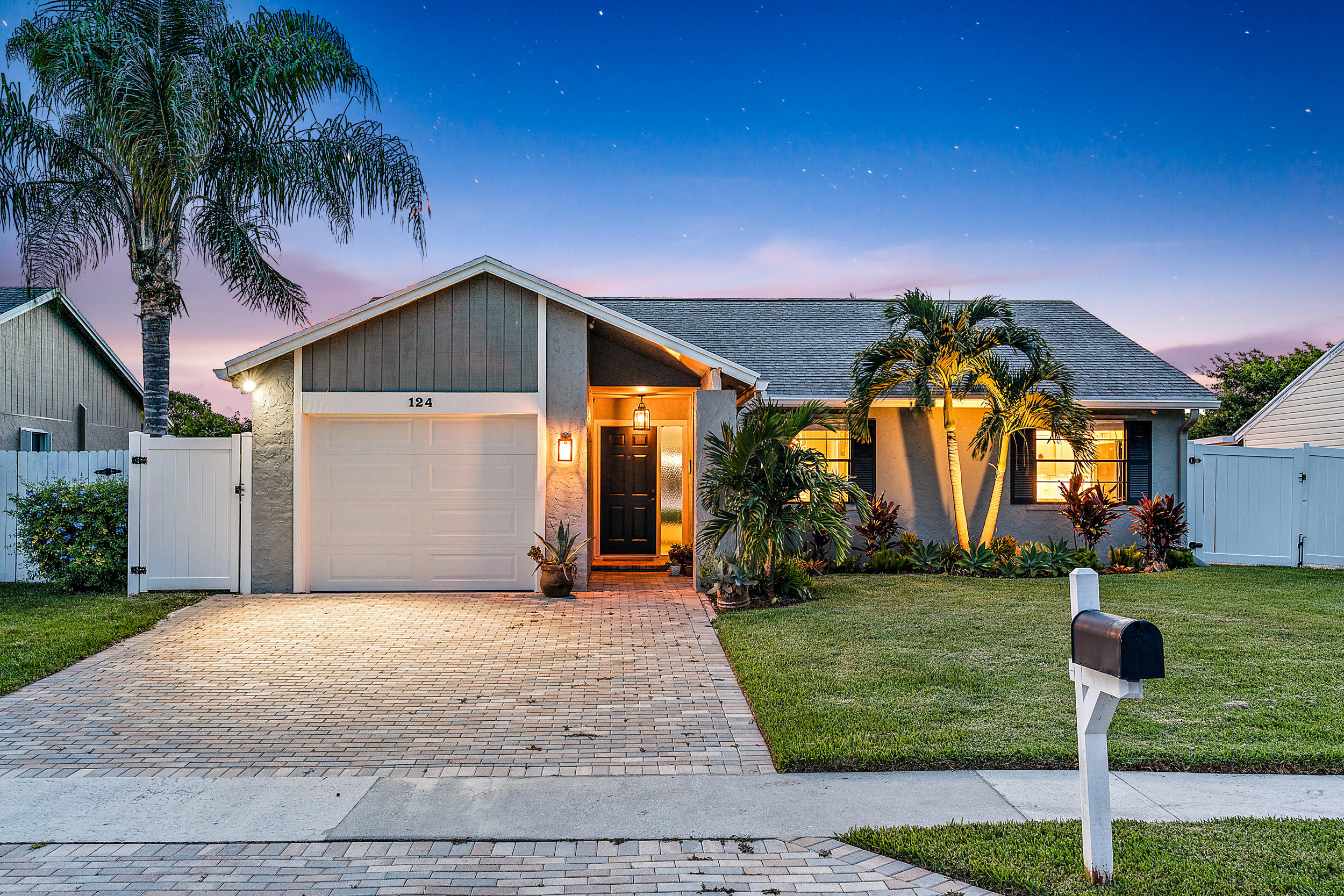 124 Timberline Drive Jupiter, FL 33458 - Photo 1 of 27 124 Timberline Dr Twilights-11