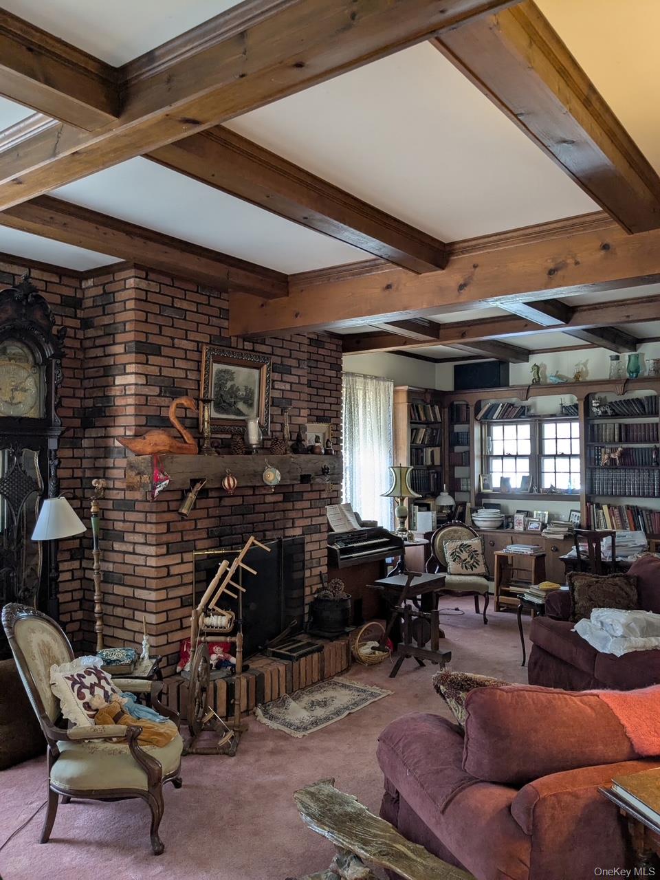 293 Carl Road Jewett, NY 12444 - Photo 13 of 49 a living room with furniture a air conditioner vent and a window