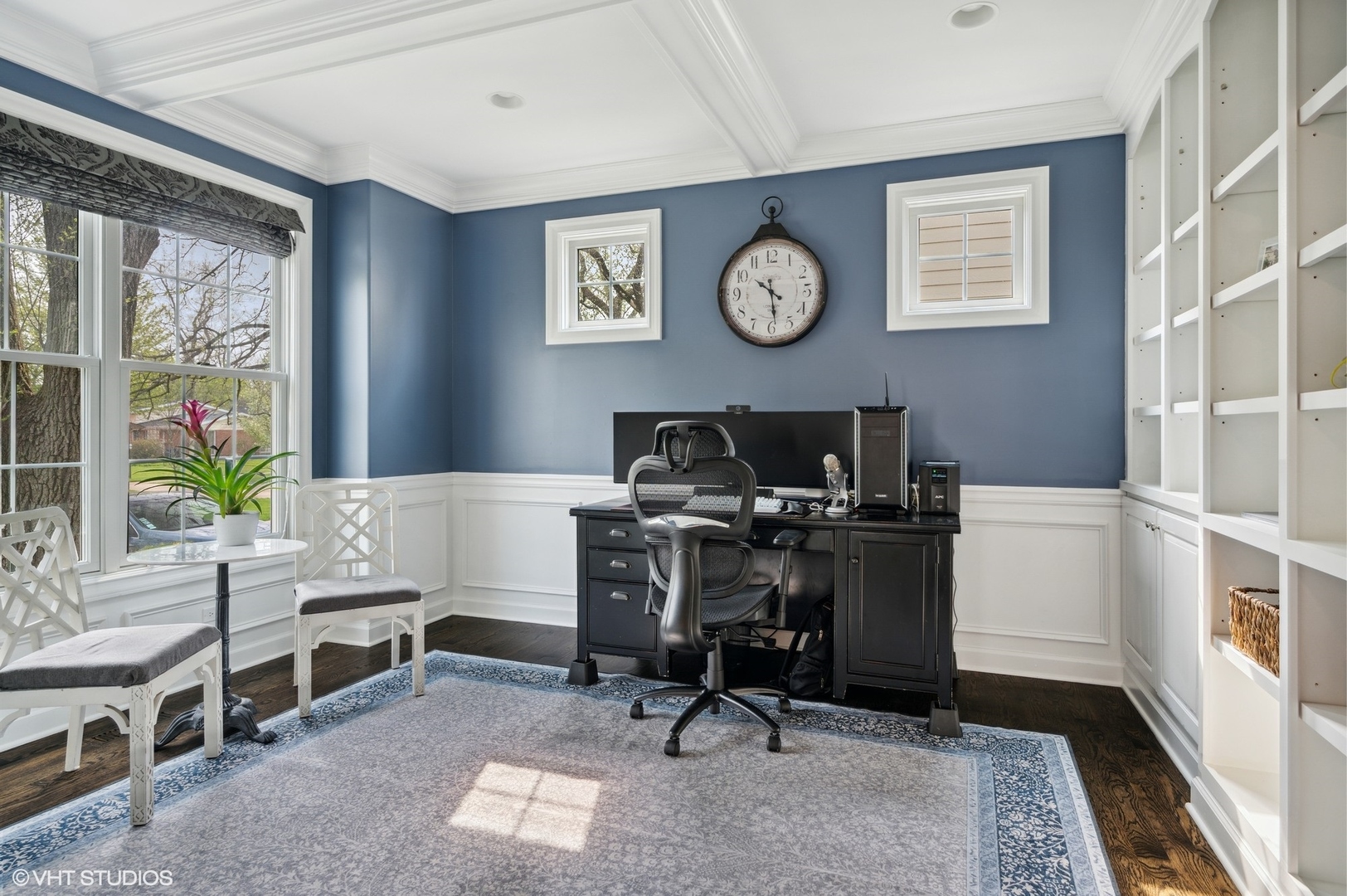 357 Madison Avenue Glencoe, IL 60022 - Photo 5 of 36 a view of a workspace with furniture and a window