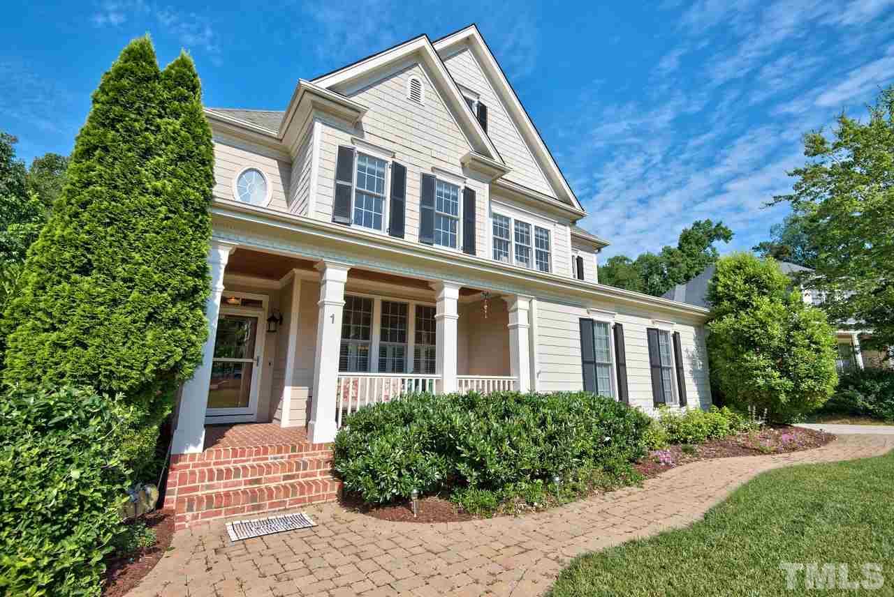 1 Springtree Circle Durham, NC 27712 - Photo 2 of 25 Nicely landscaped and paver walkway.