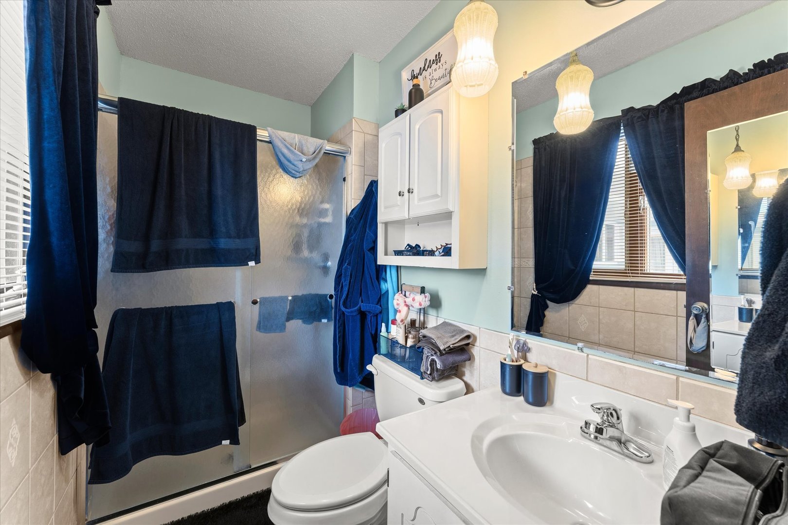 617 West 4th Street Homer, IL 61849 - Photo 27 of 42 a bathroom with a sink toilet and mirror