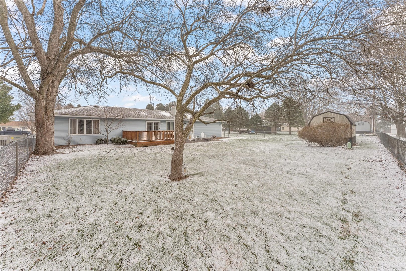 617 West 4th Street Homer, IL 61849 - Photo 35 of 42 a view of a yard with a tree
