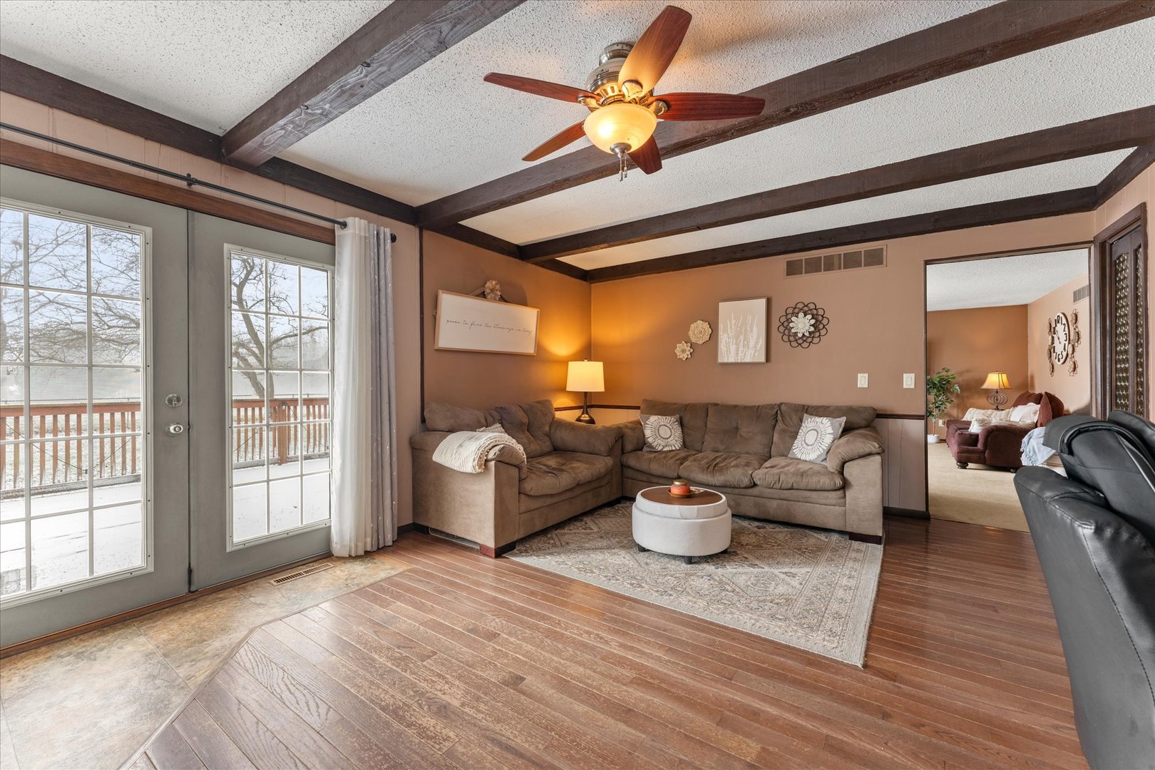 617 West 4th Street Homer, IL 61849 - Photo 9 of 42 a living room with furniture and a large window