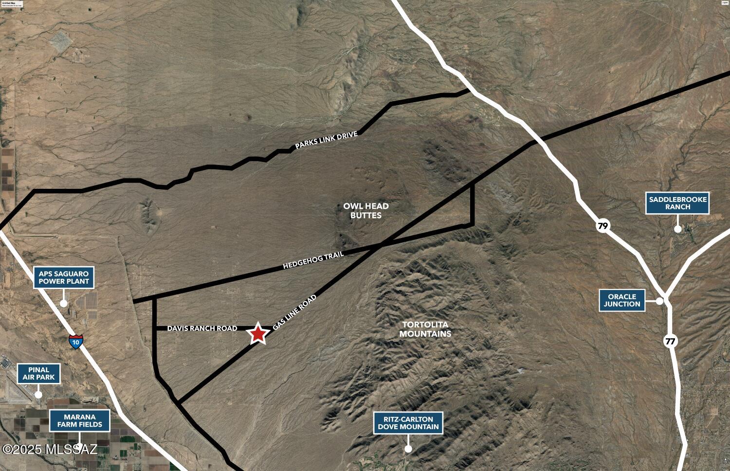 40-acres South Davis Ranch Road Marana, AZ 85658 - Photo 2 of 42 40-AC_-Davis-Ranch-RoadZoom-out (2)