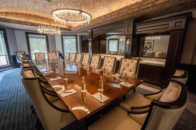 a outdoor space with furniture