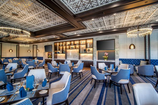 a view of a lake with a mountain